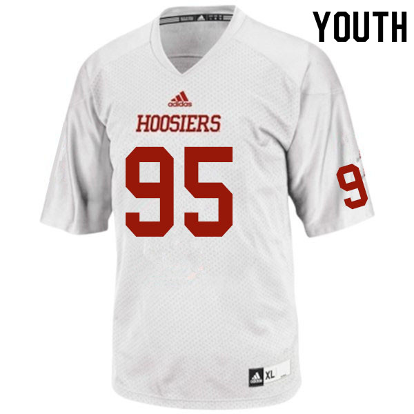 Youth #95 Antoine Whitner Jr. Indiana Hoosiers College Football Jerseys Sale-White